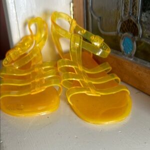 BCBGMaxAzria Yellow Sandals